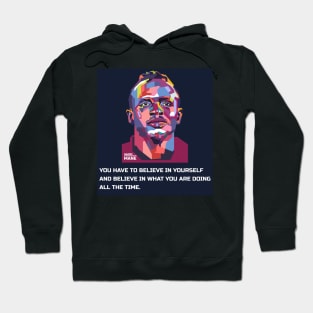 best quotes from sadio mane in WPAP Hoodie